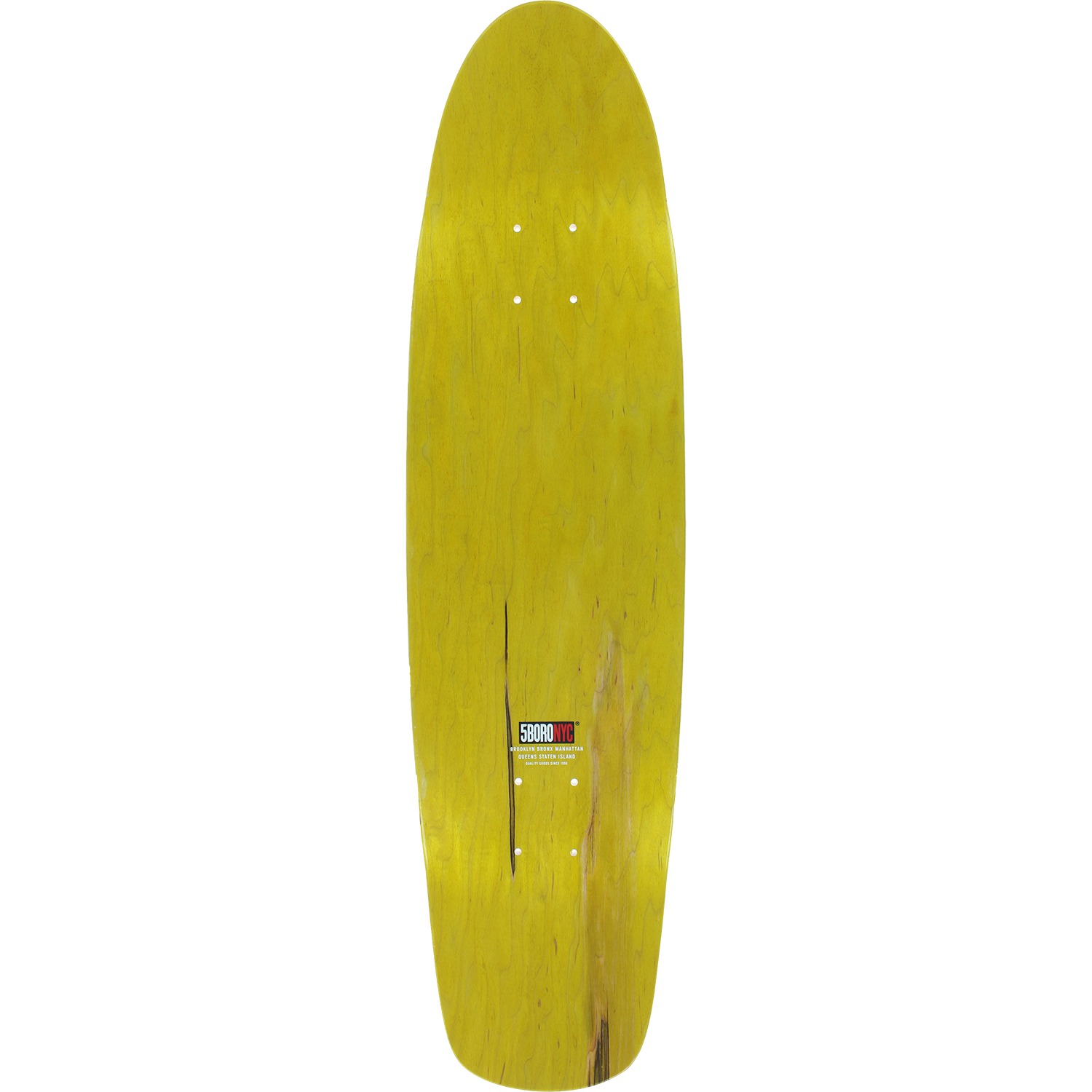5Boro NYC Skateboards Cinco Barrios Natural Cruiser Skateboard 