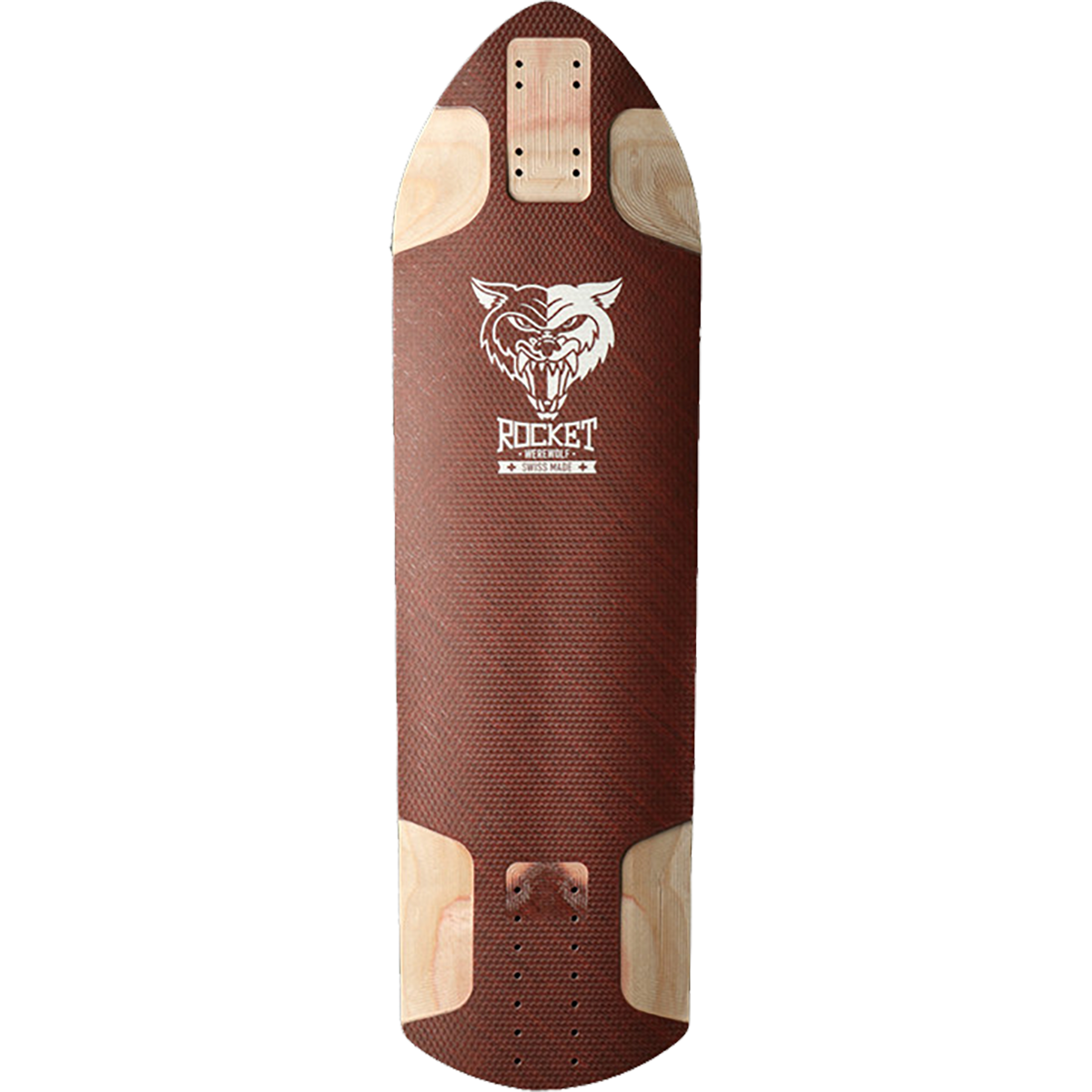 Rocket Longboards Downhill / Freeride Werewolf Red Longboard Skateboard ...